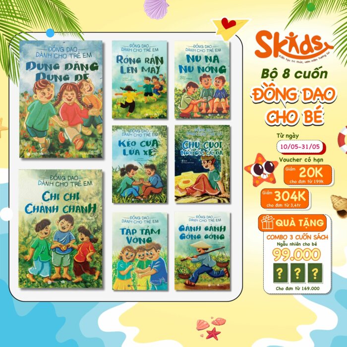Combo 8 Cuốn Đồng Dao Dành Cho Trẻ Em