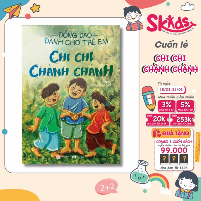 Sách - Đồng giao cho trẻ em từ 3-10 tuổi - CHI CHI CHÀNH CHÀNH