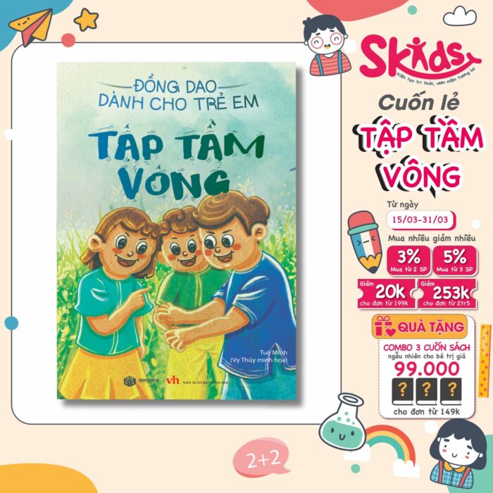 Sách - Đồng giao cho trẻ em từ 3-10 tuổi - TẬP TẦM VÔNG