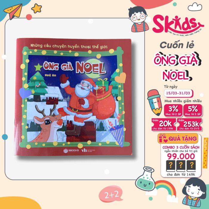 Sách - Những Câu Chuyện Huyền Thoại Thế Giới Từ 0-9 Tuổi - ÔNG GIÀ NOEL