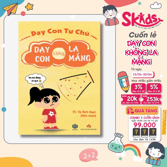 Sách - Dạy con tự chủ - DẠY CON KHÔNG LA MẮNG
