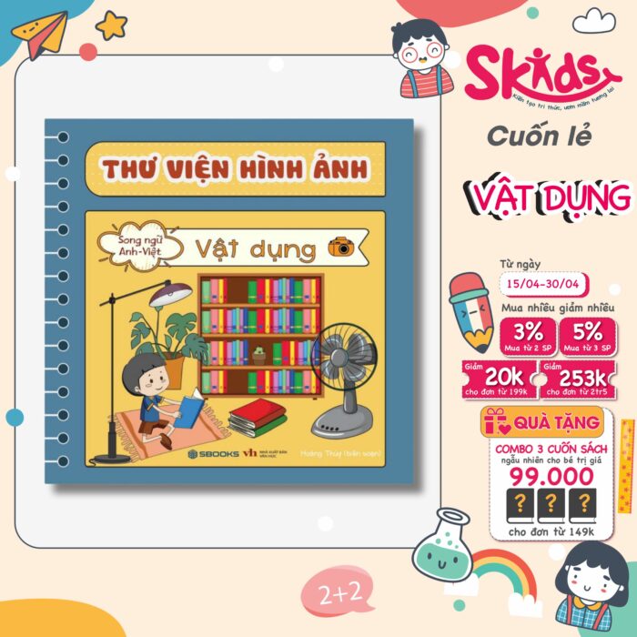 Sách - Thư Viện Hình Ảnh  từ 0-6 tuổi - VẬT DỤNG
