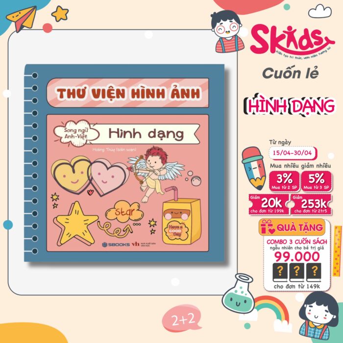 Sách - Thư Viện Hình Ảnh  từ 0-6 tuổi - HÌNH DẠNG