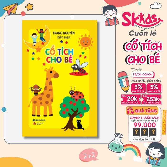 Sách - Giáo dục sớm từ 0-6 tuổi - CỔ TÍCH CHO BÉ