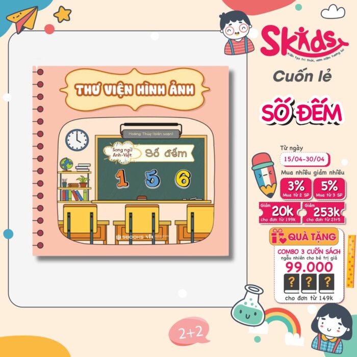 Sách - Thư Viện Hình Ảnh từ 0-6 tuổi - SỐ ĐẾM
