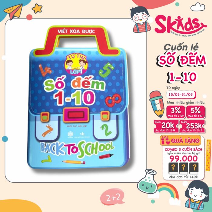 Tự Tin Vào Lớp 1 – Số Đếm Từ 1 đến 10